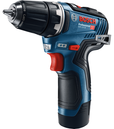 Bosch Wiertarko-wkrętarka akumulatorowa GSR12V-35,aku 2x3,0 Ah, ładowarka AL1240CV, walizka