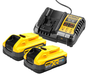 Dewalt Zestaw zasilający ładowarka DCB1104 + 2 akumulatory 5.0 Ah Powerstack