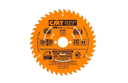 CMT Piła HM ITK D=190 F=30 Z=42K=1,7/1,1