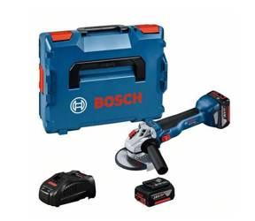 Bosch akumulatorowa szlifierka kątowa GWS 18V-10,  2x5.0Ah, GAL1880, L-Boxx