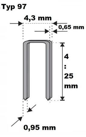 Zszywka 97/21 /8000/