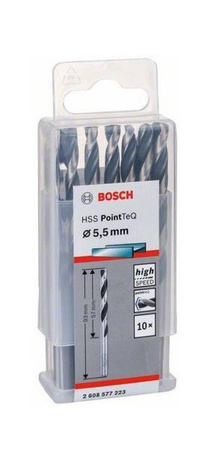 Bosch Wiertło HSS POINTEQ 5.5 mm opk 10 szt