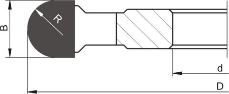 Gopol Frez półwałek FPA-05.01 125x12x30 z4 R-6 HM