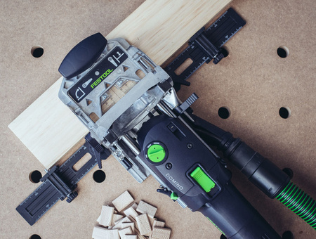 Festool Frezarka do połączeń DF 500 Q-Plus wersja limitowana na 100 lat z czapką i w niebieskim Systainerze