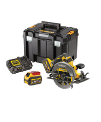 DeWalt Akumulatorowa pilarka tarczowa DCS578T2-QW, 190 mm 54V FlexVolt, 2x 6.0 Ah, walizka TSTAK