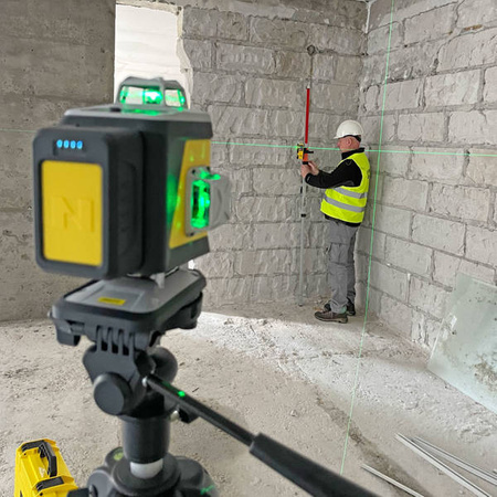 Nivel System CL4G Zielony multi-laser krzyżowy (4 x 360°), Bluetooth