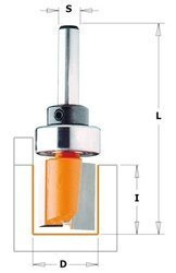 CMT Frez HM D=15 I=20 L=57 S=6 + łożysko