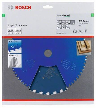 Bosch Piła tarczowa Expert for Wood 254x30x32z 2,6/1,8