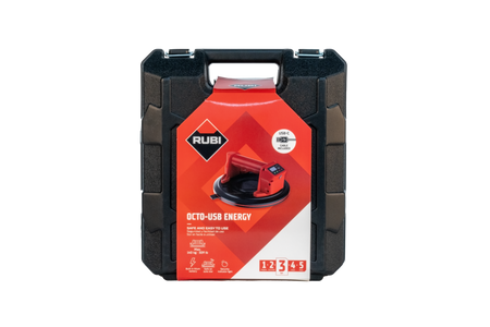 Rubi Przyssawka podciśnieniowa OCTO-USB ENERGY średnica 220mm udźwig 140 kg