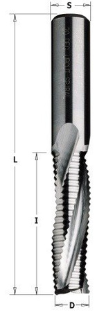 CMT Frez spiralny D=S=10 I=32 L=80 Z=3 obróbka zgrubna