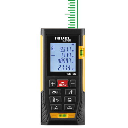 Nivel System Dalmierz laserowy HDM-5G (50m) - wiązka zielona