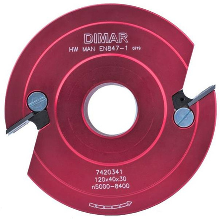 DIMAR Głowica profilowa nr 4. D-120 B-40 d-30