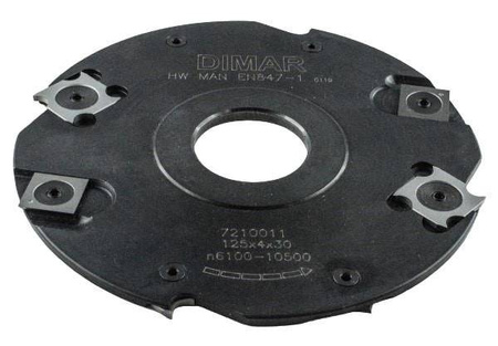 DIMAR Głowica do rowków D=125 B=4 Z=4+4 d=30