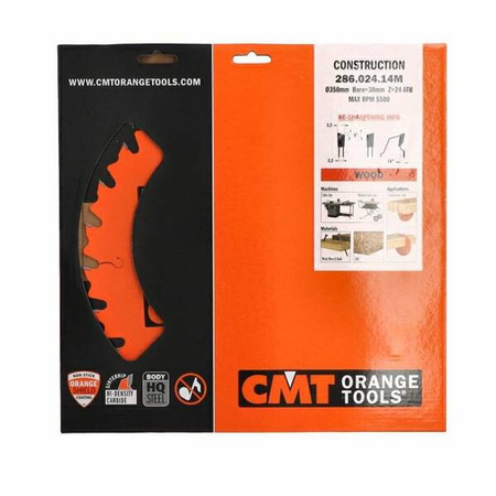 CMT Piła HM D=350 F=30 Z=24 K=3,2/2,2 <=15