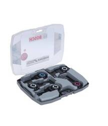 Bosch Zestaw akcesoriów do narzędzi wielofunkcyjnych - dla elektryków 6 szt  : Multi Material AYZ 53 BPB (1x) Wood & Metal AIZ 20 AB (1x) Wood & Metal AIZ 32 APB (2x) Wood & Metal AII 65 APB (1x) Metal AIZ 32 AB (1x)