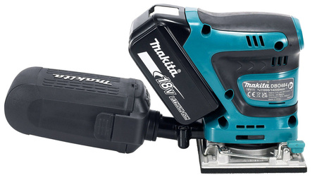 Makita Akumulatorowa szlifierka oscylacyjna 112x102 mm DBO484Z 18V Li-Ion bez akumulatorów i ładowarki