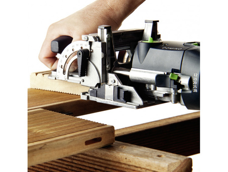 Festool Frezarka do połączeń DF 500 Q-Plus wersja limitowana na 100 lat z czapką i w niebieskim Systainerze