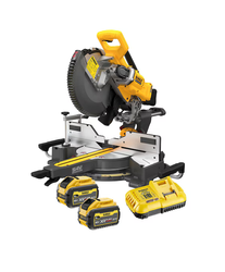 DeWalt Akumulatorowa pilarka ukosowa DCS781X2-QW, 305 mm, 54V FlexVolt, 2x 9.0 Ah, w kartonie