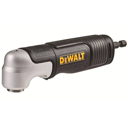 Dewalt Udarowa głowica kątowa 90° z 2-częściową rozkładaną rękojeścią / adapter do końcówek 1/4" 2w1 do zakrętarki udarowej, wiertarki, wiertarko-wkrętarki IMPACT EXTREME