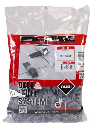 Rubi Paski 3-12 mm 1 mm grubości DELTA LEVELING SYSTEM opk 400 szt