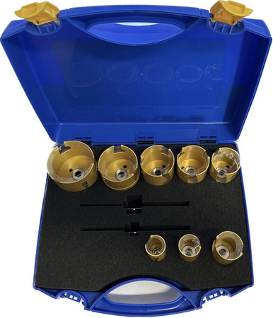 Profit Zestaw otwornic HM 8 szt. ( 2 wiertła )  32,35,44,51,57,60,80,68VZ mm