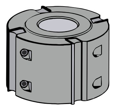 DIMAR Głowica dolnowrzecionowa D=80 B=50 d=30 STEEL