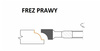 Gopol Frez ćwierćwałek FPA-01.01 125x25x30 z4 R-20 HM Prawy