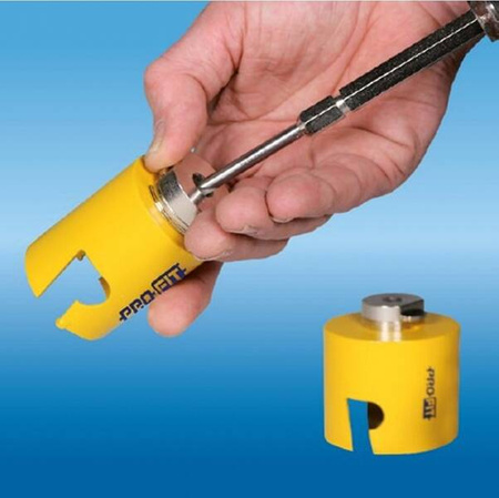 Zestaw otwornic HM 12 szt. ( 4 wiertła ) Profit fi 16,20,22,25,29,35,44,51,64,67,76,82 mm