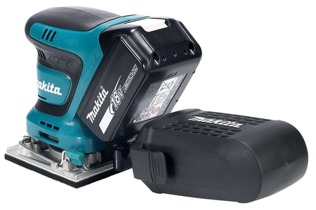 Makita Akumulatorowa szlifierka oscylacyjna 112x102 mm DBO484Z 18V Li-Ion bez akumulatorów i ładowarki