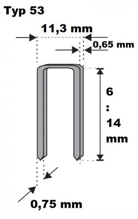 Zszywka 53/12 /9350/