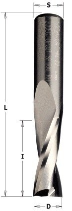 CMT Frez spi. D=10 I=32 L=80 S=10 Z=2 obr. wyk. - wiór w górę