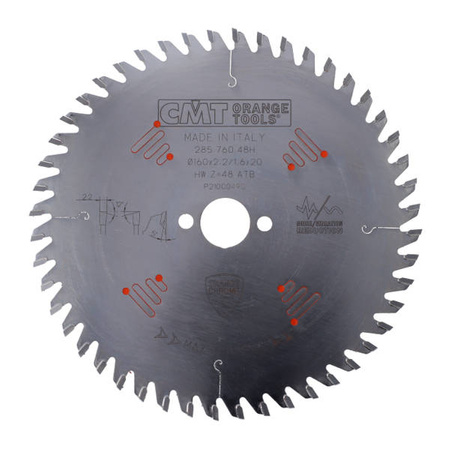 CMT Piła HM D=160 F=20 Z=48 K=2,2/1,6 ATB