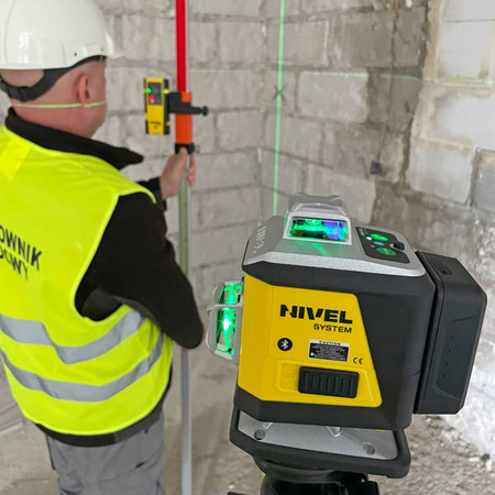 Nivel System CL4G Zielony multi-laser krzyżowy (4 x 360°), Bluetooth