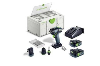 Festool  Akumulatorowa wiertarko-wkrętarka TXS 12 2,5-Set