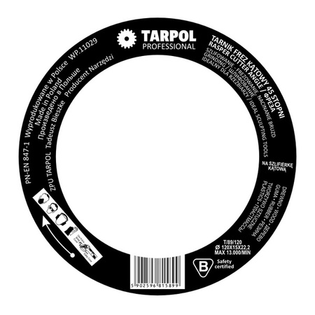 Tarpol Tarnik kątowy zgrubny 45 stopni 120 mm T-89
