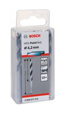 Bosch Wiertło HSS POINTEQ 4.2 mm opk 10 szt