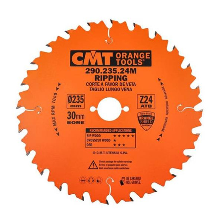CMT Piła HM D=235 F=30 Z=24 K=2.8/1.8