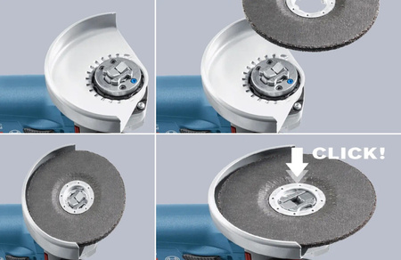 Bosch Szlifierka kątowa GWX 14-125 1400W 125 mm X-LOCK