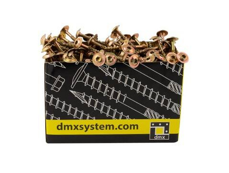 Wkręty ciesielskie konstrukcyjne TORX talerz 8X50 mm ocynk DMX opk 100 szt