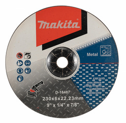Makita Tarcza szlifierska do metalu 230x6mm A24R