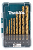 Makita Zestaw wierteł do metalu HSS-TiN, 1 - 10 mm, 10 szt. D-72849
