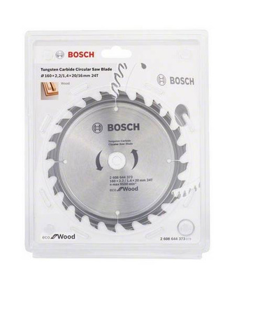 Bosch Piła tarczowa ECO FOR WOOD 160x2.2/1.4x20x24T