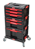 QBRICK Zestaw modułowych skrzyń narzędziowych Qbrick System QS PRO Drawer Workshop Set 5 2.0 (QS PRO Draw. 1 2.0 B + Draw 2 2.0 B + Draw 3 2.0 B + paltforma transp.)