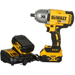 Dewalt Akumulatorowy klucz udarowy  DCF899P2-QW 18V, 950 Nm 1/2" , 2 x 5.0 Ah, ładowarka, walizka TSTAK