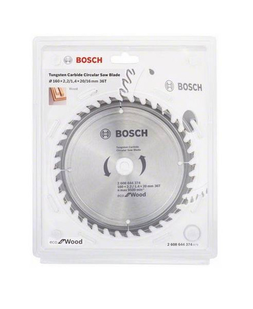 Bosch Piła tarczowa ECO FOR WOOD 160x2.2/1.4x20x36T