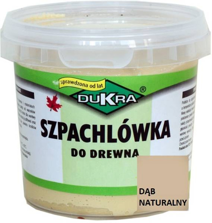 Dukra Szpachlówka do drewna 1,5 kg Dąb naturalny