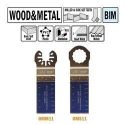 CMT Brzeszczot oscylacyjny W=28 I=48 TPI=18 5 szt uchwyt uniwersalny