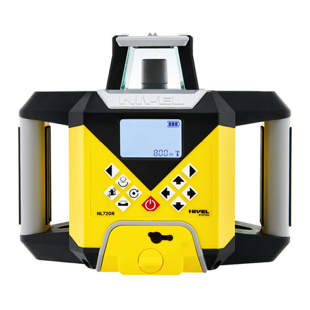 Nivel System Niwelator laserowy NL720R DIGITAL (wiązka czerwona) z czujnikiem cyfrowym, spadki manualne