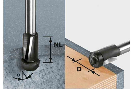 Festool Frez do wyrówn. HW D19/25 SS S12