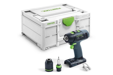 Festool Akumulatorowa wiertarko-wkrętarka T18+3 Li Basic-4,0- gratis akumulator